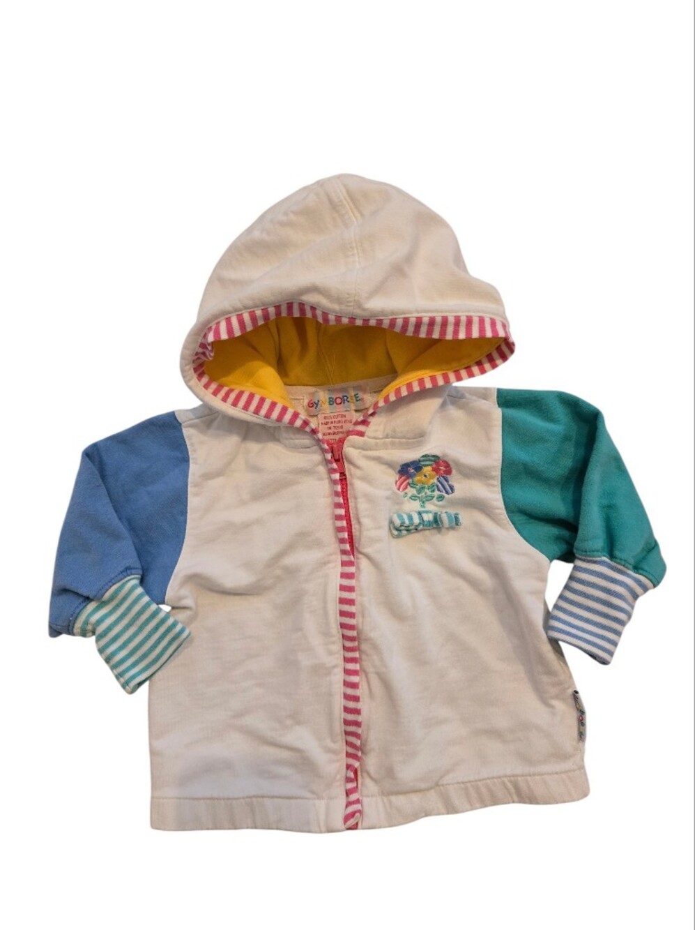 Vintage 90's Colorblock Gymboree Zipup Hoodie